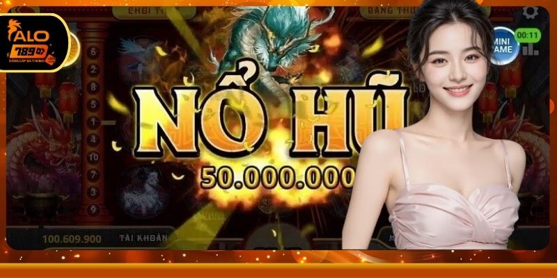 Giao diện Slot Thần Rồng đổi thưởng cực kỳ bắt mắt