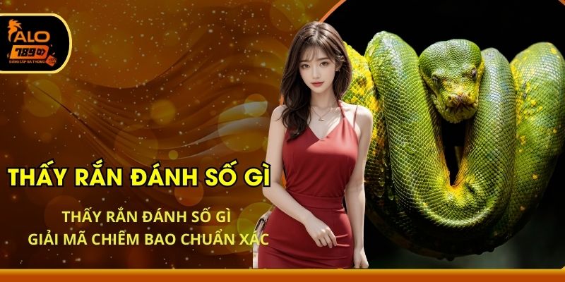 Thấy Rắn Đánh Số Gì - Giải Mã Chiêm Bao Chuẩn Xác